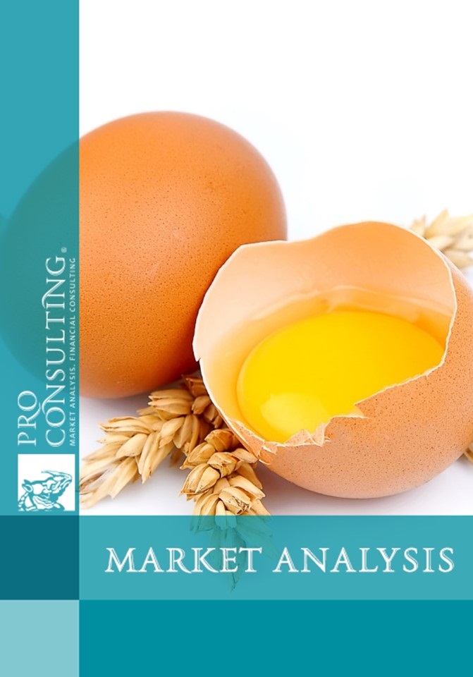 Market research report on the market of eggs and egg products of Ukraine. 2016.